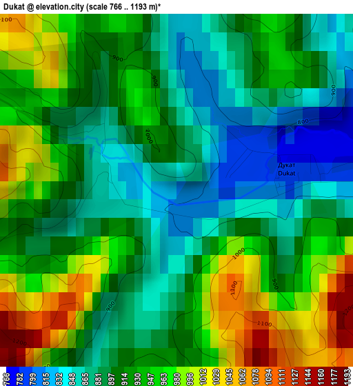 Dukat elevation map