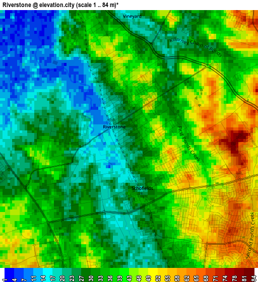 Riverstone elevation map