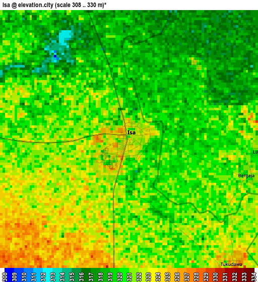 Isa elevation map