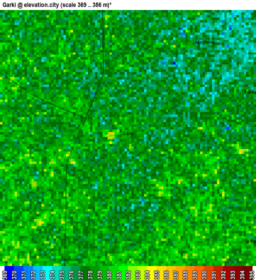 Garki elevation map