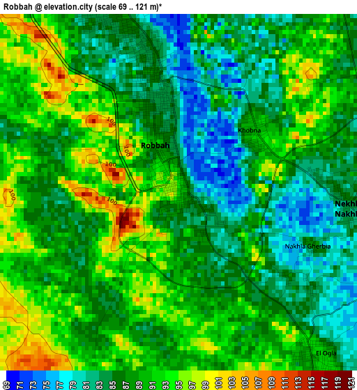 Robbah elevation map