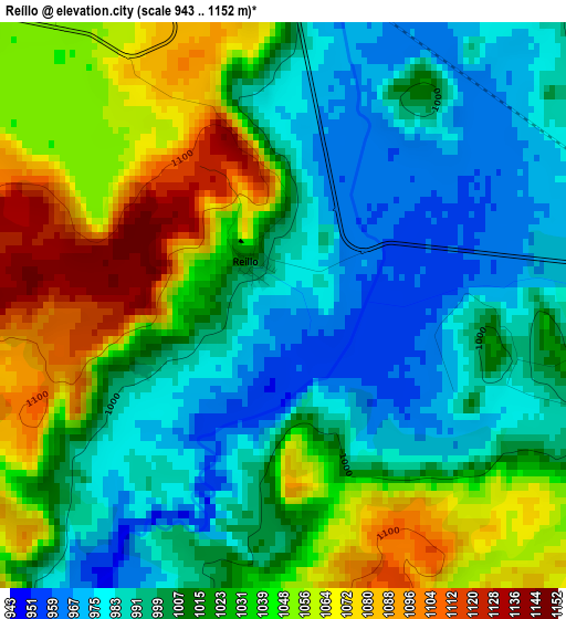 Reíllo elevation map