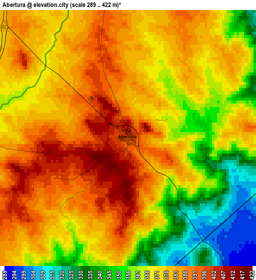 Abertura elevation map