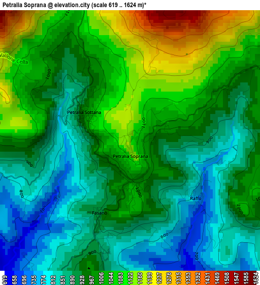 Petralia Soprana elevation map