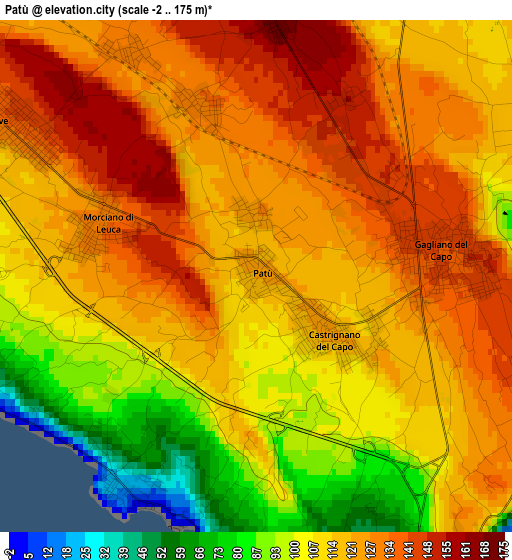 Patù elevation map