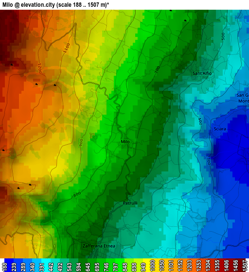 Milo elevation map