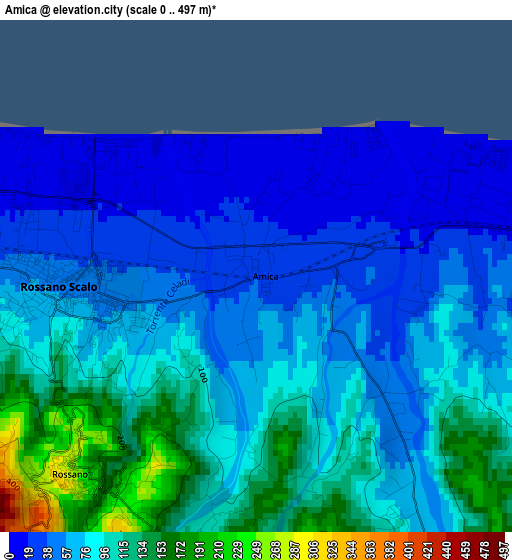 Amica elevation map