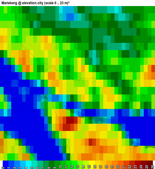 Marieberg elevation map