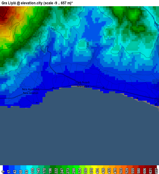 Gra Liyiá elevation map