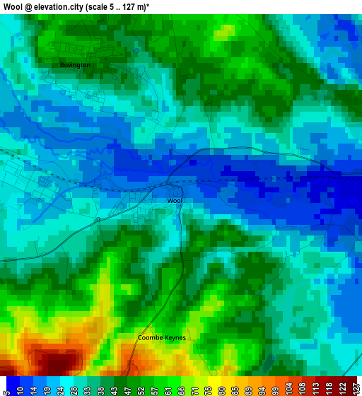 Wool elevation map