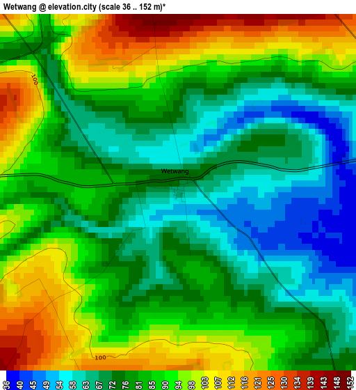 Wetwang elevation map