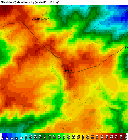 Stewkley elevation map