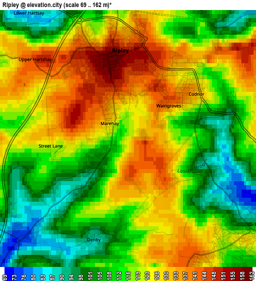 Ripley elevation map