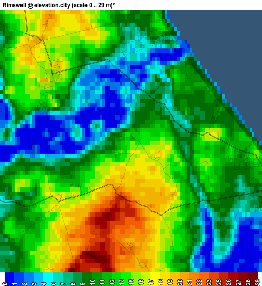 Rimswell elevation map