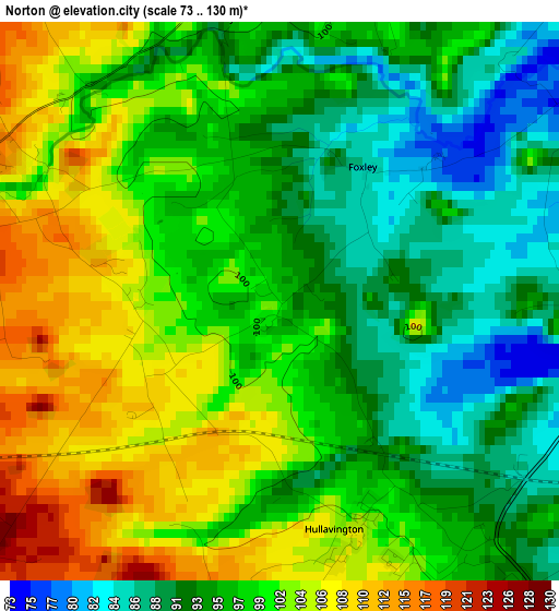 Norton elevation map