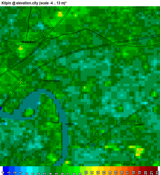 Kilpin elevation map