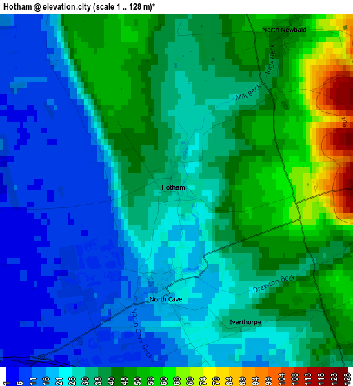 Hotham elevation map