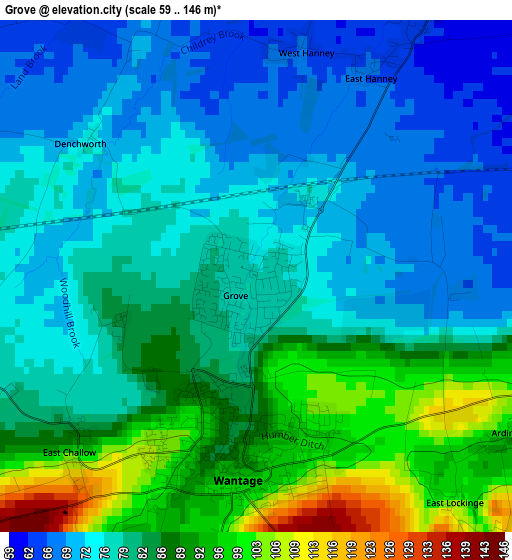 Grove elevation map