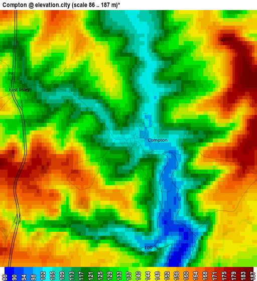 Compton elevation map