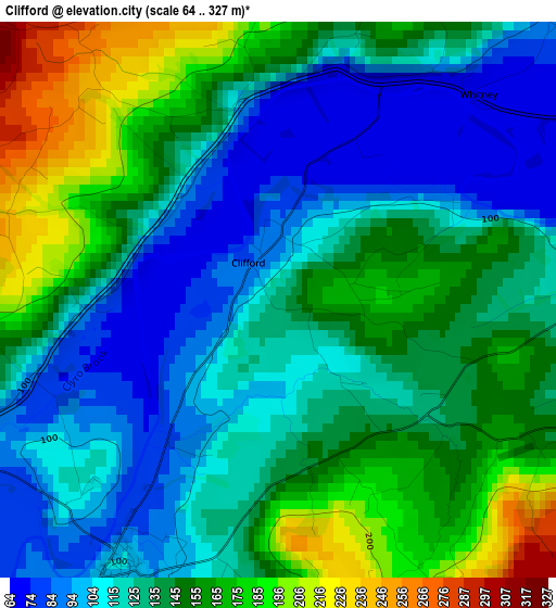 Clifford elevation map