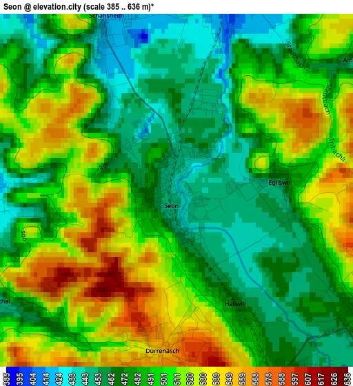 Seon elevation map