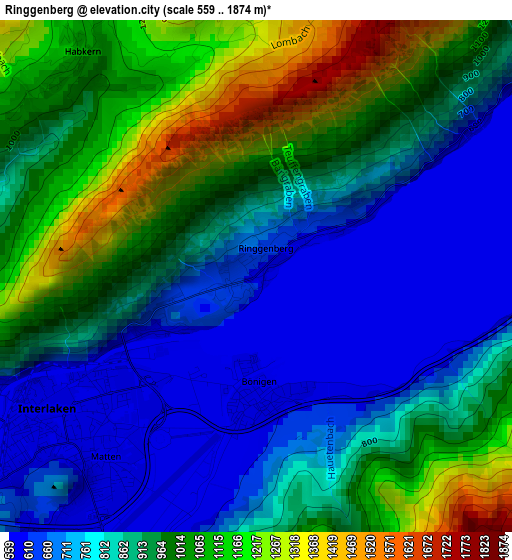 Ringgenberg elevation map