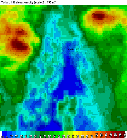 Tollarp1 elevation map