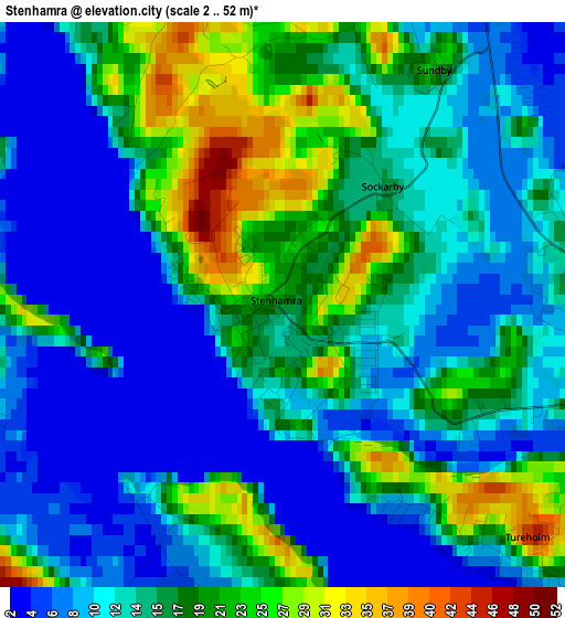 Stenhamra elevation map