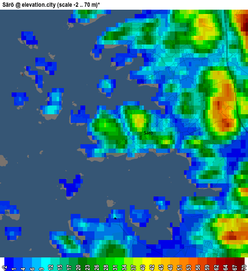 Särö elevation map