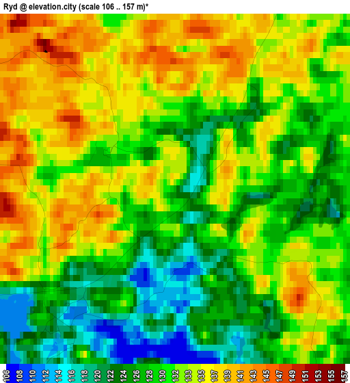 Ryd elevation map