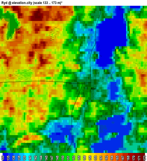 Ryd elevation map