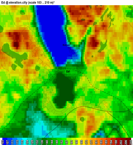 Ed elevation map