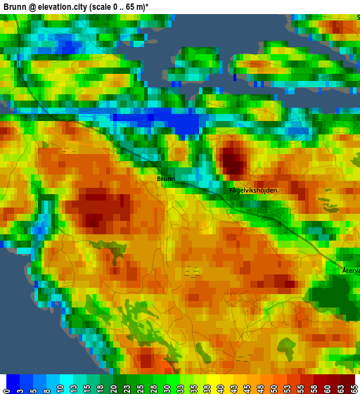 Brunn elevation map