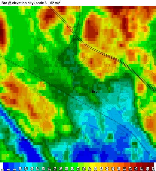 Bro elevation map