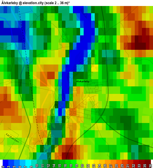 Älvkarleby elevation map