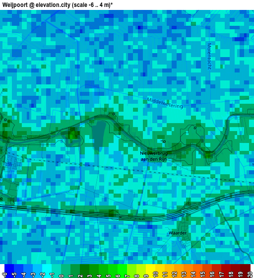 Weijpoort elevation map