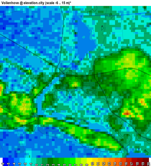 Vollenhove elevation map