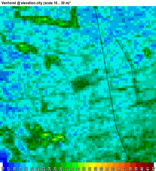 Venhorst elevation map