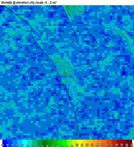 Stolwijk elevation map