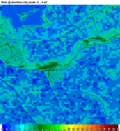 Stein elevation map