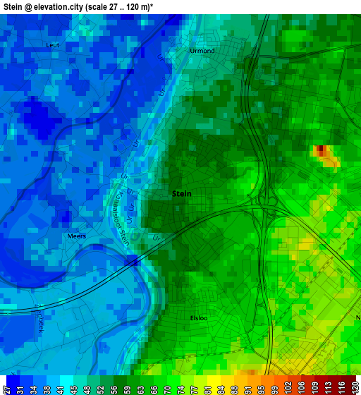 Stein elevation map