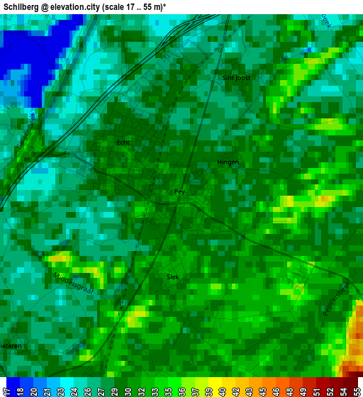 Schilberg elevation map