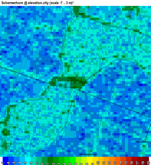 Schermerhorn elevation map