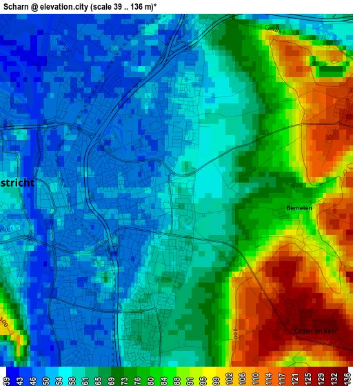 Scharn elevation map