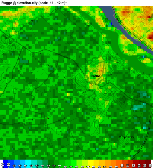 Rugge elevation map