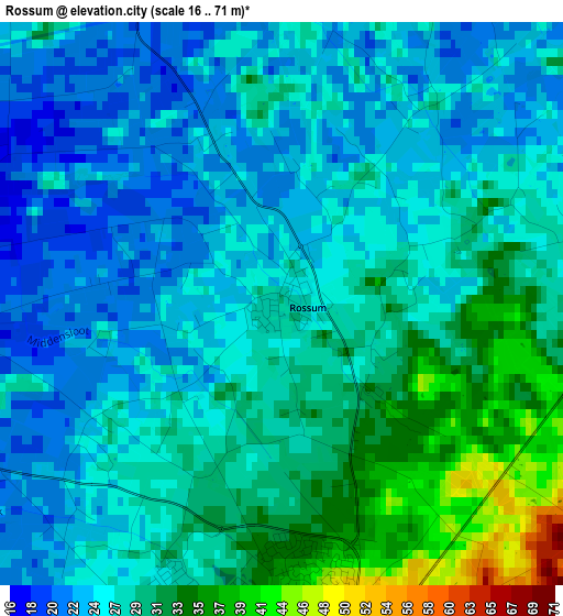 Rossum elevation map