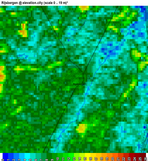 Rijsbergen elevation map