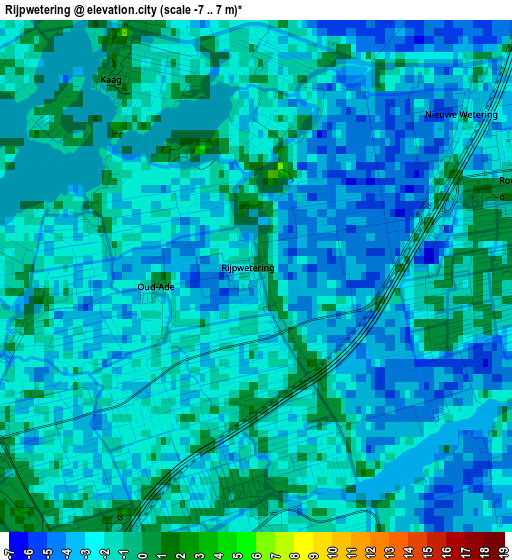 Rijpwetering elevation map