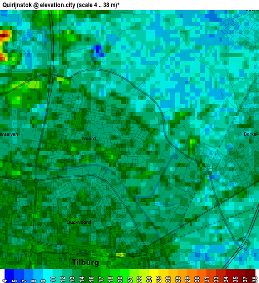 Quirijnstok elevation map