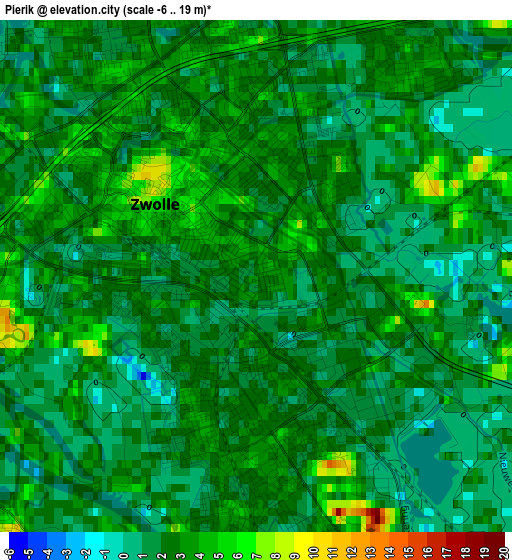 Pierik elevation map